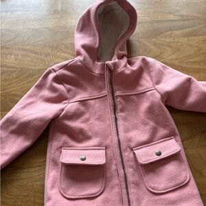Old Navy Pink Kids Hooded Puffer Jacket